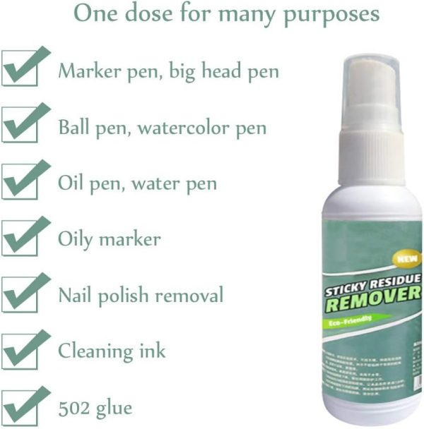 Sticker remover spray | Adhesive residue remover spray