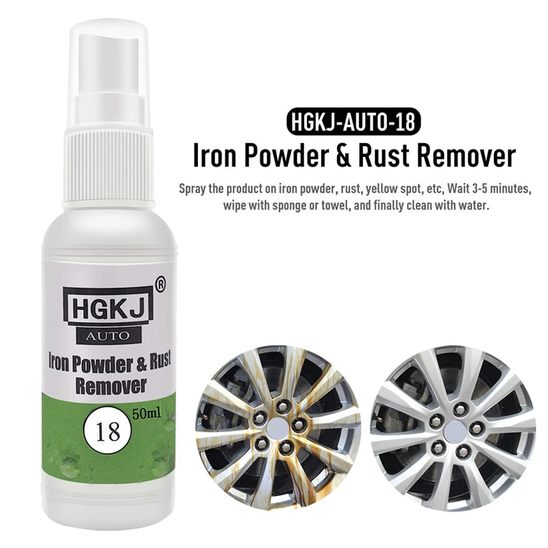 HGKJ Car renovator liquid for interior and exterior | Rust and stain remover spray