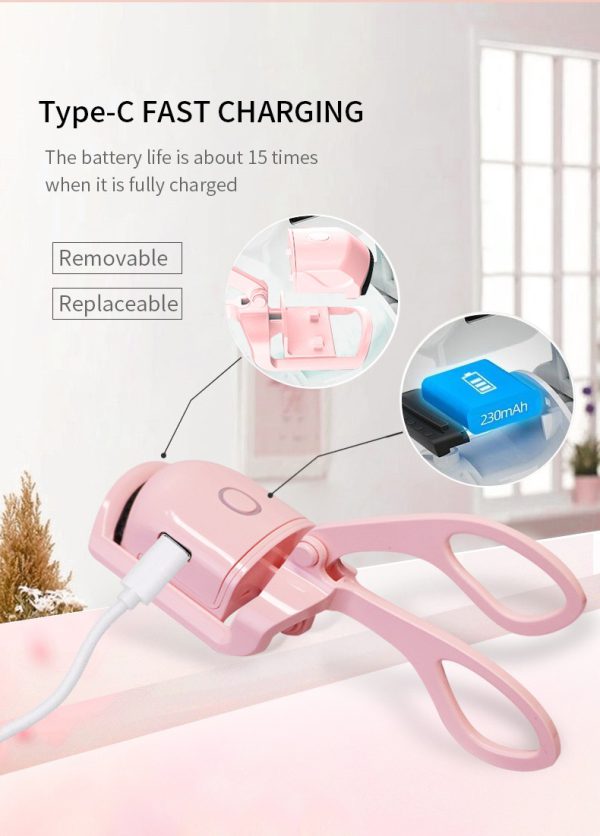 Automatic eyelash curler | Electric eyelash curler | Long lasting eyelash curling